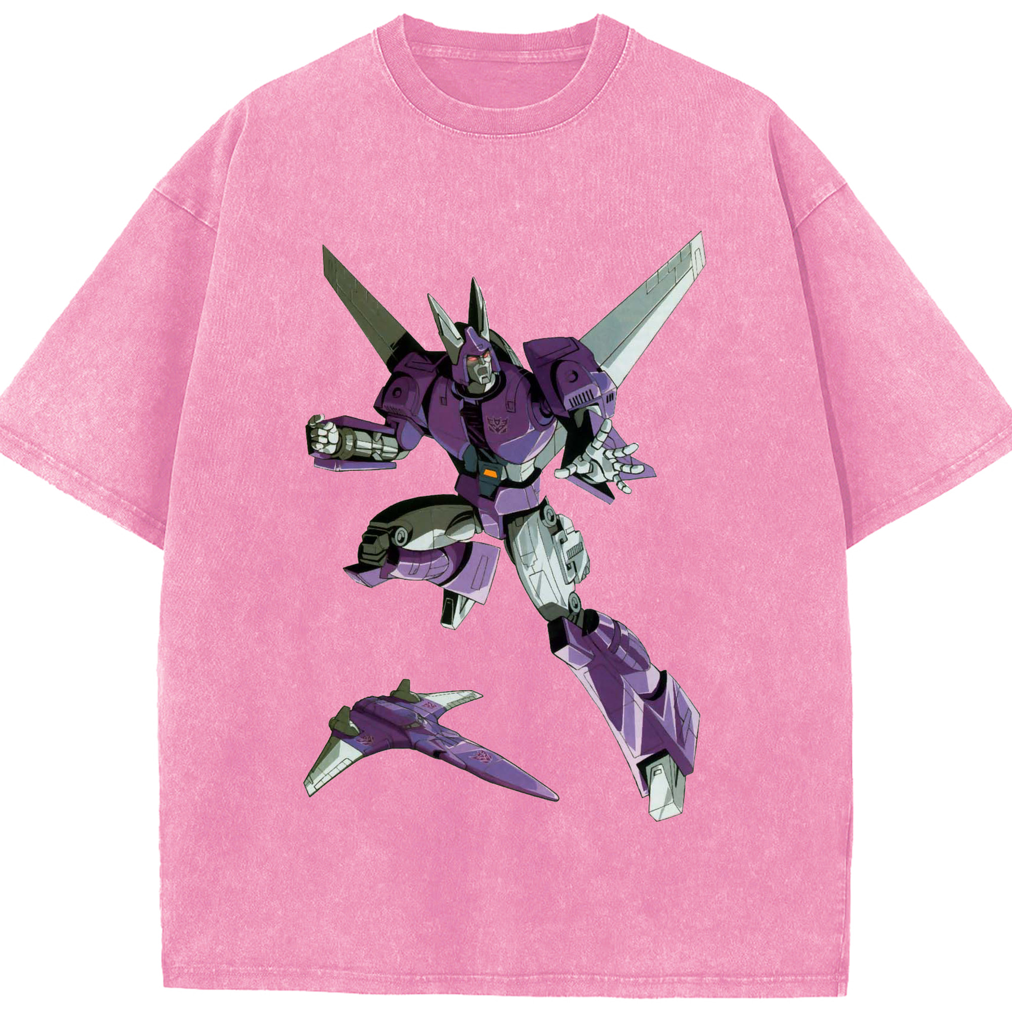 （画像用）  綿100% ヴィンテージ風 半袖Tシャツ（フロントプリント）